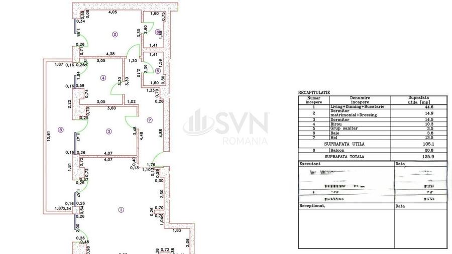 Apartament cu 3 camere în Beba Veche