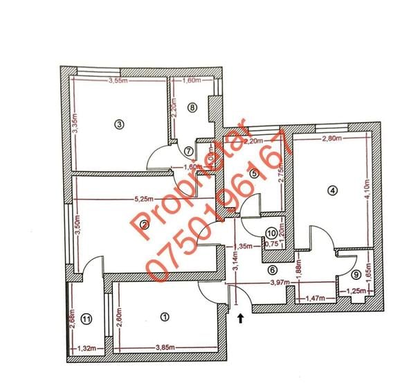 Proprietar - vand apartament 4 camere - metrou nicolae grigorescu - 19