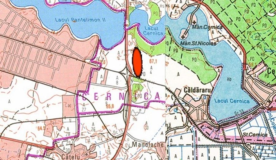 Teren intravilan de 27400 mp, în Cernica