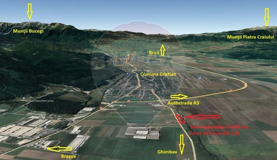 Teren agricol extravilan de 11600 mp, în Cristian