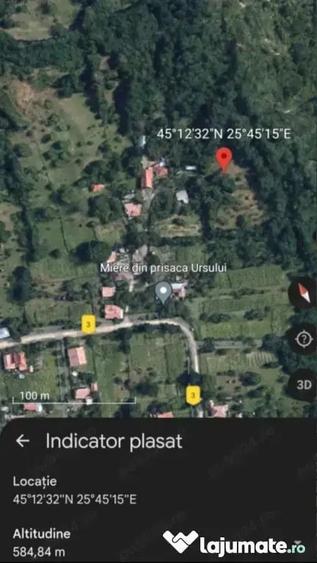 Teren de 1600 mp, în Podu Cheii