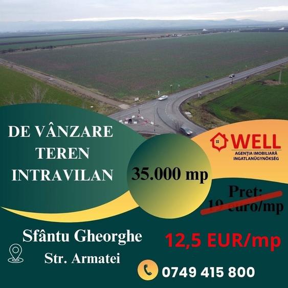 Teren agricol intravilan de 35000 mp, în Gării