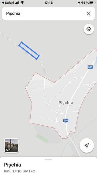 Teren de 4375 mp, în Pișchia
