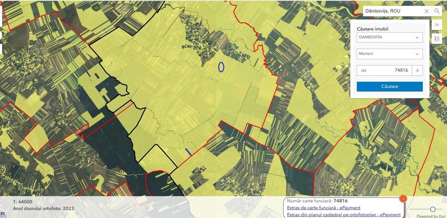 Teren agricol extravilan de 15977 mp, în Morteni