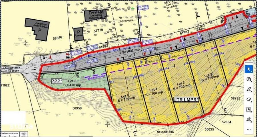 Vand teren In Feleacu de 700 metri pentru constructie casa - 2