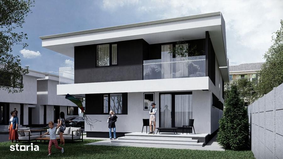 Casă cu 4 camere cu Teren 220 Mp în Chiajna