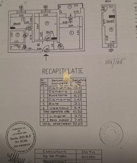 Apartament cu 2 camere decomandat în Floreasca