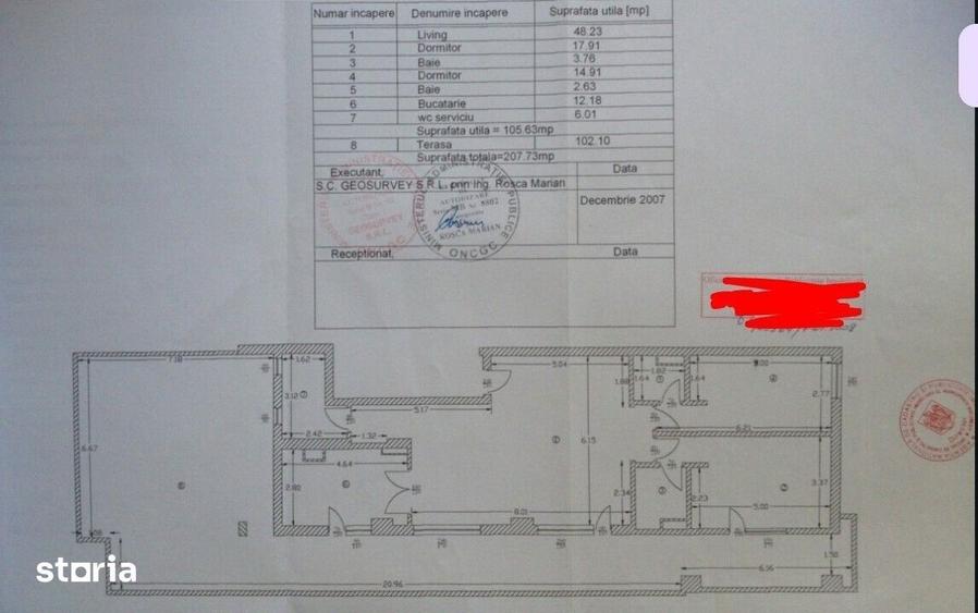 Apartament cu 4 camere, mobilat în Grivița