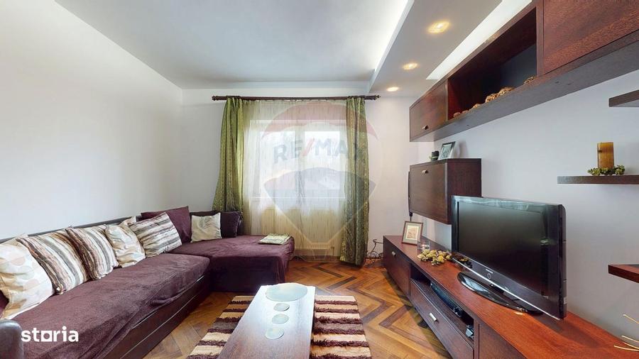 Apartament cu 2 camere decomandat, mobilat în Central