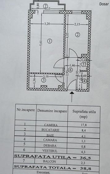 Garsonieră decomandată în Sebastian