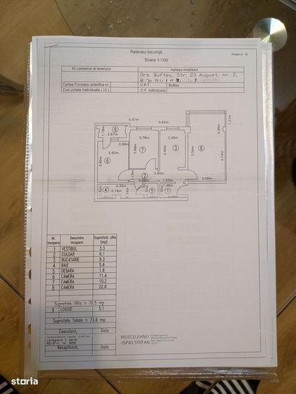 Apartament cu 3 camere în Central