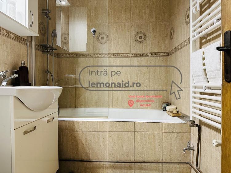 Apartament cu 2 camere semidecomandat, mobilat în Central