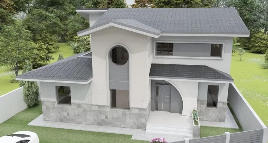 Casă cu 6 camere cu Teren 580 Mp în Chiajna