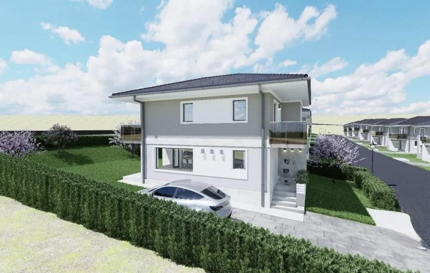 Casă cu 5 camere cu Teren 500 Mp în Chinteni