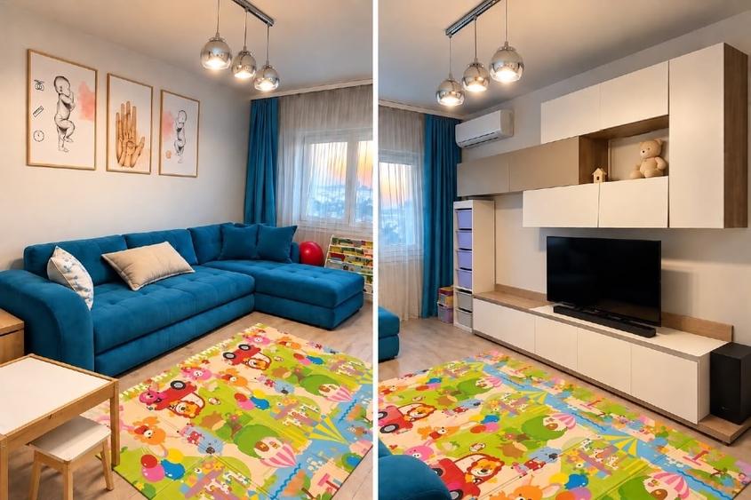 Apartament cu 2 camere decomandat, mobilat în Inel II