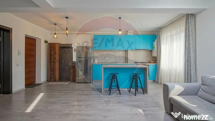 Apartament cu 2 camere semidecomandat în Sânpetru
