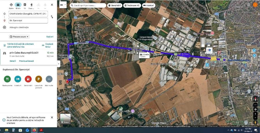 Teren Construcții intravilan de 2000 mp, în Ciorogârla