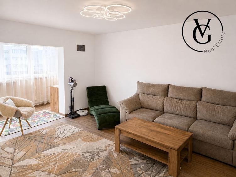 Apartament cu 3 camere semidecomandat, mobilat în Inel II