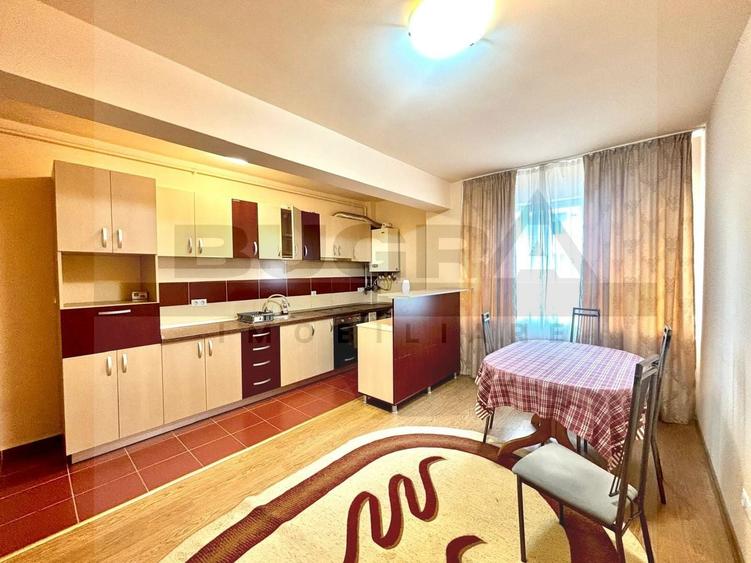 Apartament cu 2 camere semidecomandat, mobilat în Mănăștur
