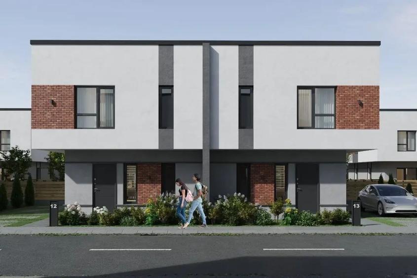 Duplex cu 4 camere cu Canalizare în Titan