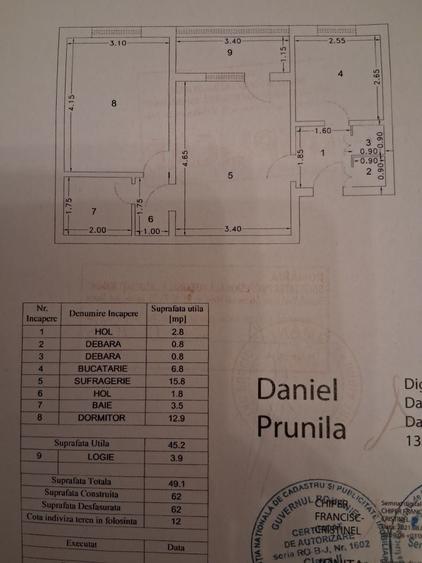 Apartament cu 2 camere semidecomandat în Mihail Kogălniceanu