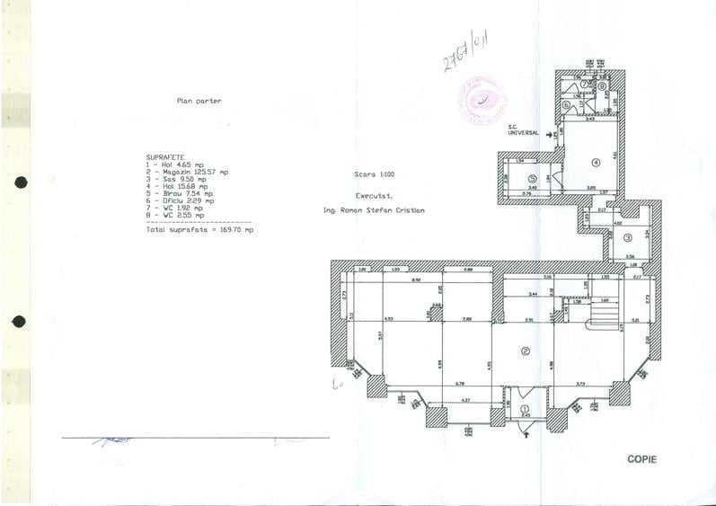Spațiu comercial, de 420.54998779297 mp, în Unirii