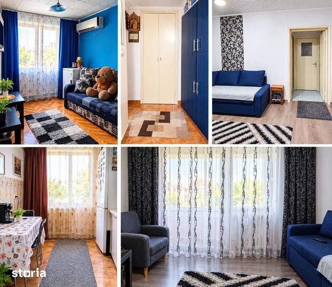 Apartament cu 2 camere semidecomandat în Craiovei