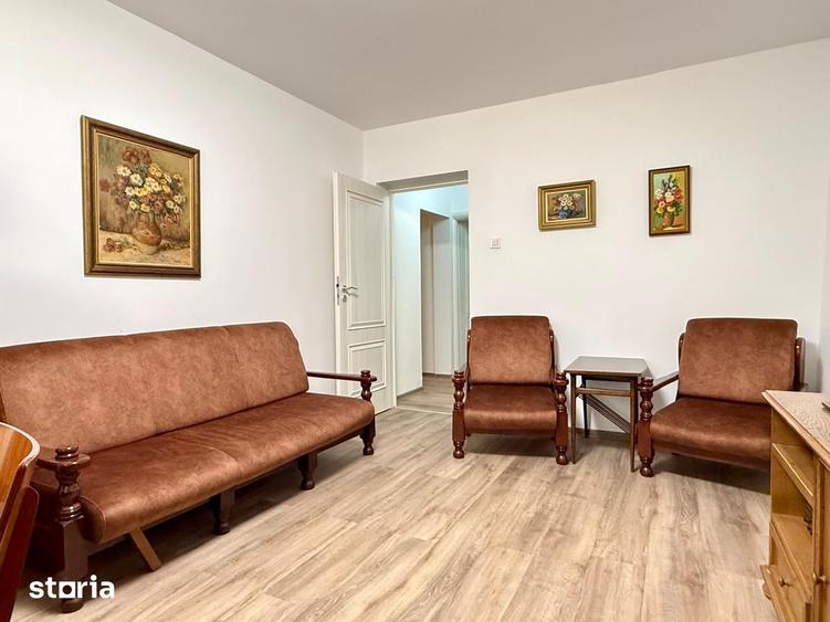 Apartament cu 3 camere decomandat, mobilat în Obor