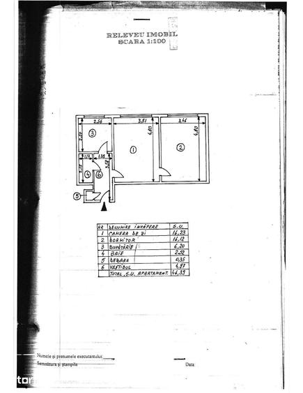 Apartament cu 2 camere în Centrul Civic