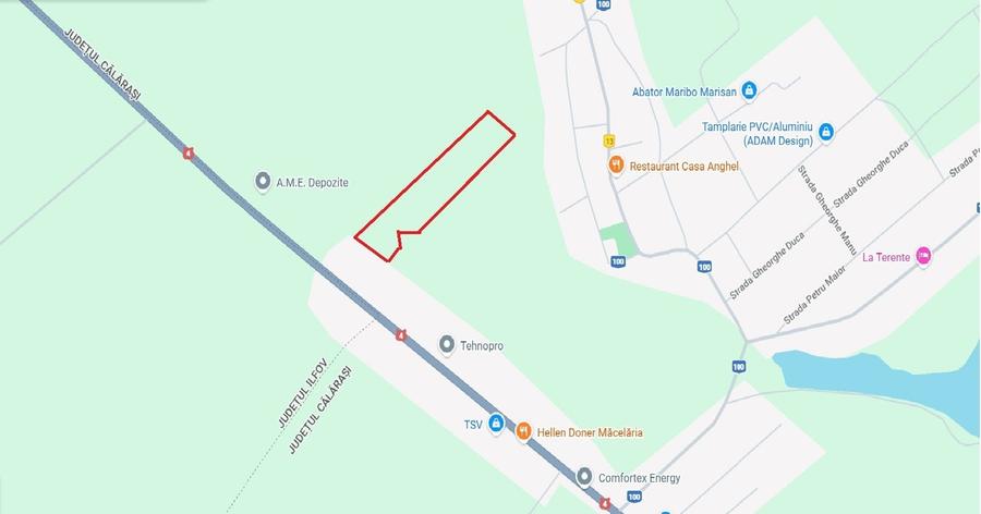 Teren Construcții intravilan de 7630 mp, în Frumușani