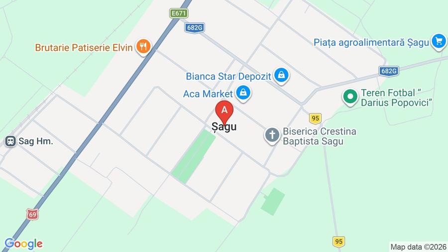 Teren Construcții intravilan de 500 mp, în Șagu