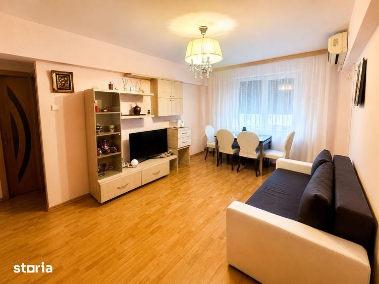 Apartament cu 2 camere semidecomandat în Central