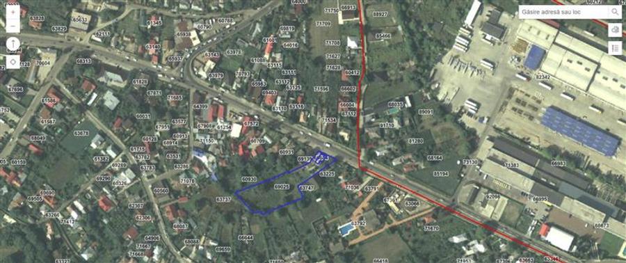 Teren Construcții intravilan de 3349 mp, în Calea Moinești