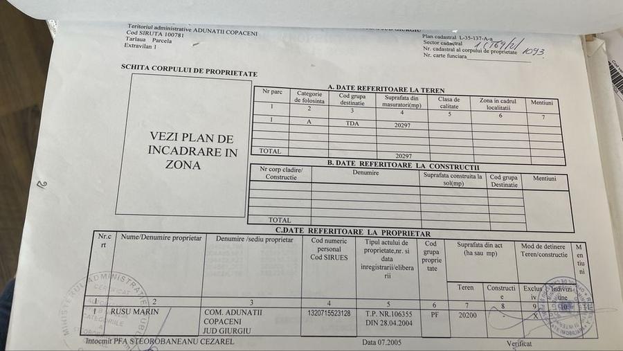 Spațiu comercial, în Adunații-Copăceni