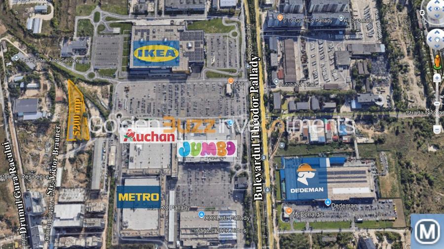 Teren Construcții de 5260 mp, în Theodor Pallady