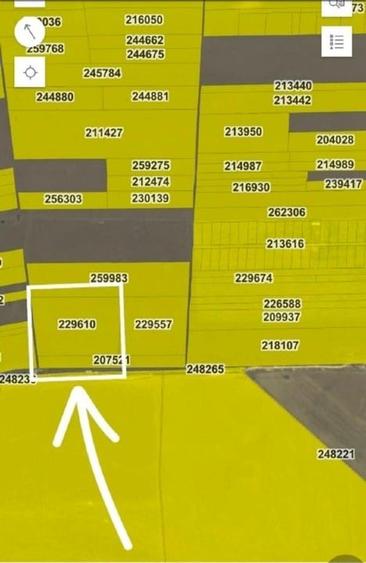 Teren agricol extravilan de 25600 mp, în Abator