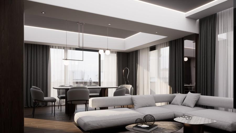 Penthouse cu 4 camere decomandat în Decebal
