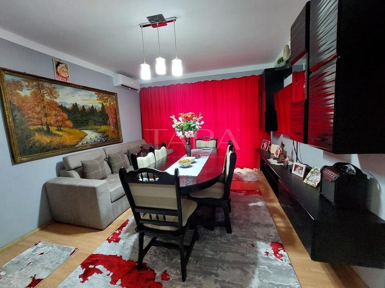 Apartament cu 4 camere semidecomandat, mobilat în Mănăștur