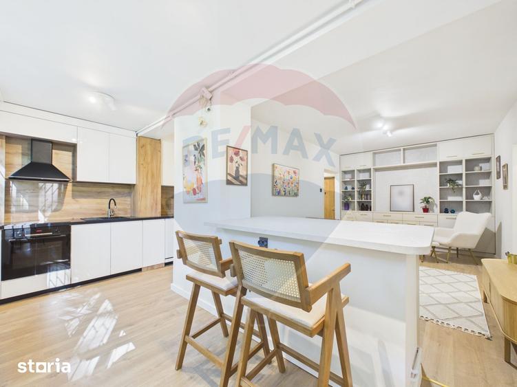 Apartament cu 2 camere, mobilat în Pajura