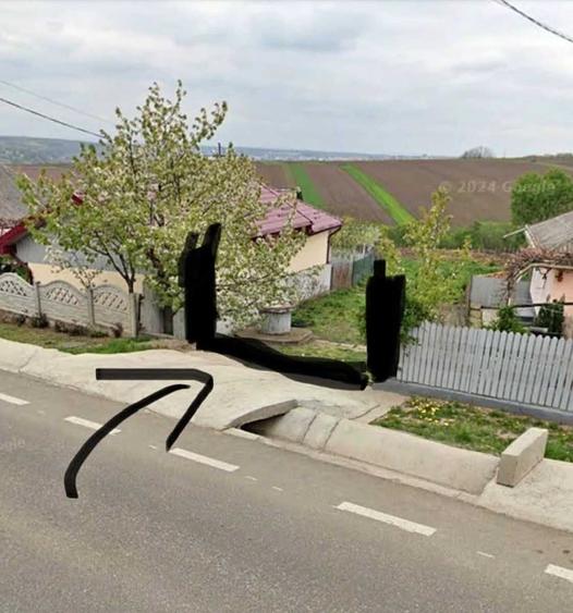 Teren de 2500 mp, în Hârtop