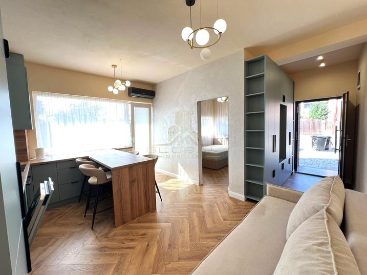 Apartament cu 3 camere semidecomandat, mobilat în Mărăști
