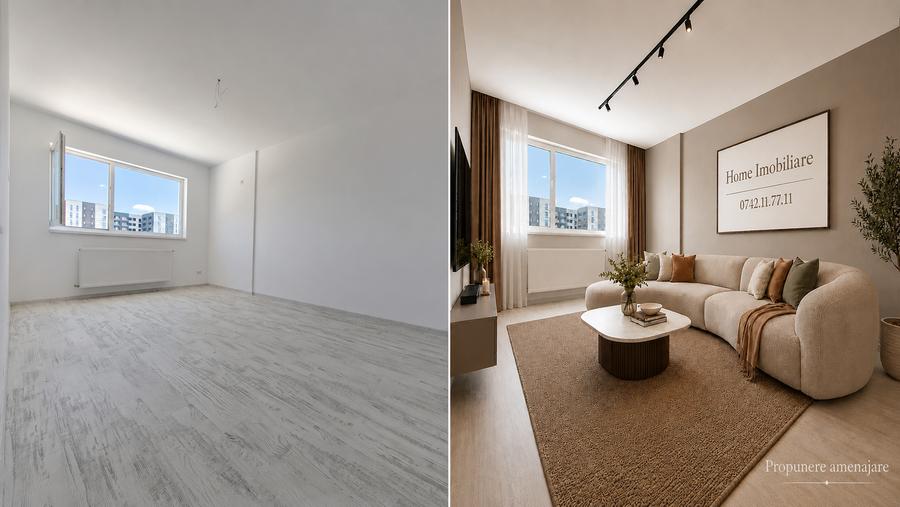 Apartament cu 2 camere decomandat în Metalurgiei