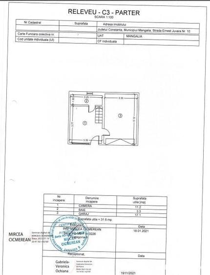 Casă cu 2 camere cu Teren 38 Mp în Mangalia