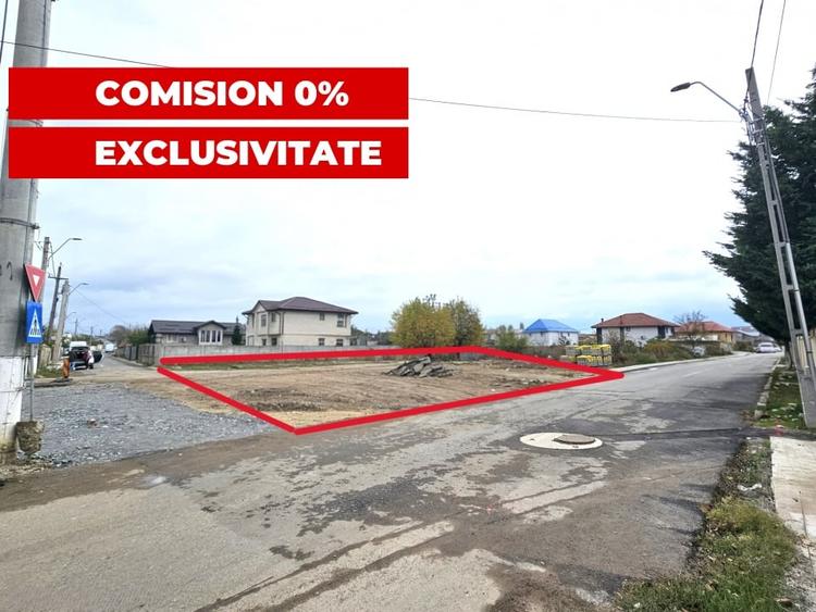 Teren Construcții intravilan de 1269 mp, în Ștefăneștii de Jos
