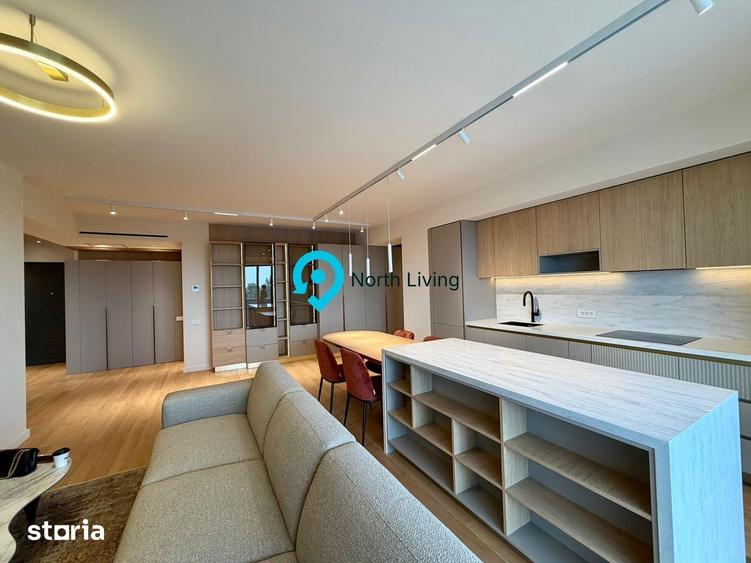 Apartament cu 4 camere, mobilat în Băneasa