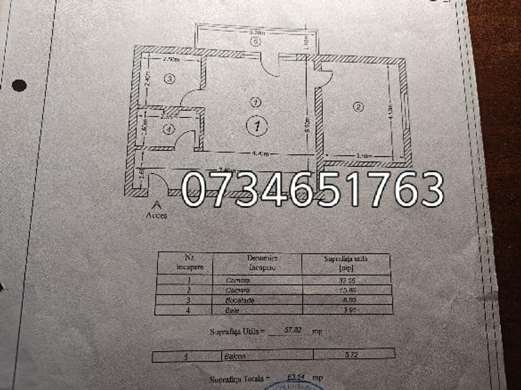 Apartament cu 2 camere semidecomandat în Drumul Taberei