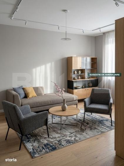 Apartament cu 2 camere semidecomandat în Central