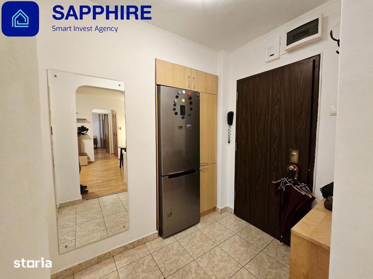 Apartament cu 2 camere semidecomandat în Tei