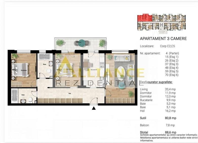 Metrou Berceni Apartament 3 Camere 88 mp - 1