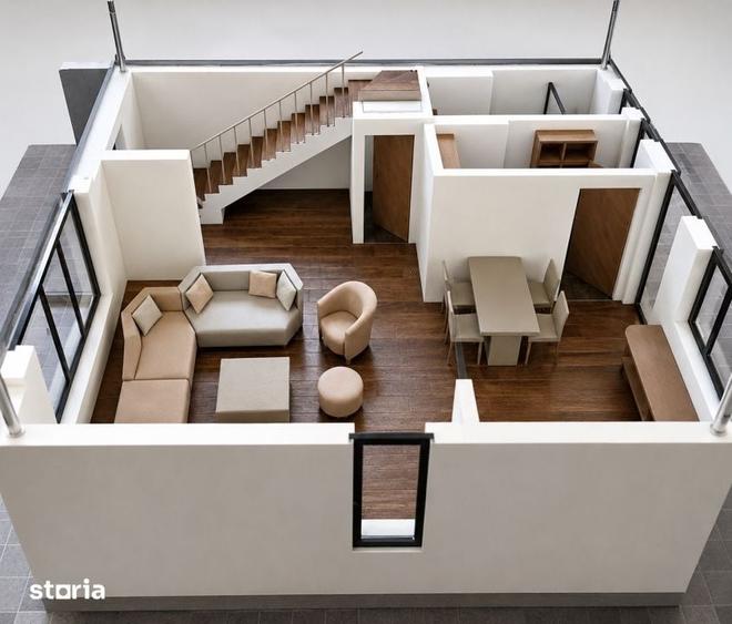 Casă cu 4 camere cu Teren 260 Mp în Vidra